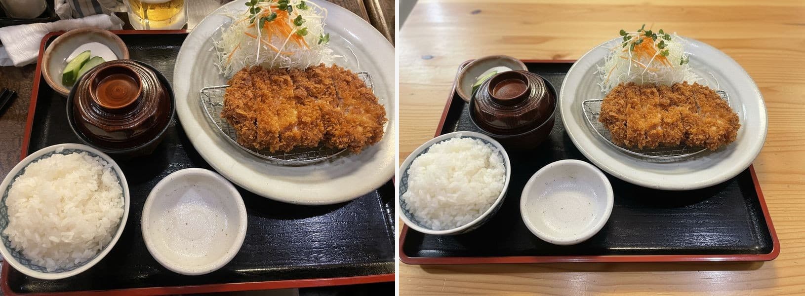 定食のメニュー写真 ビフォーアフター ホットペッパー用