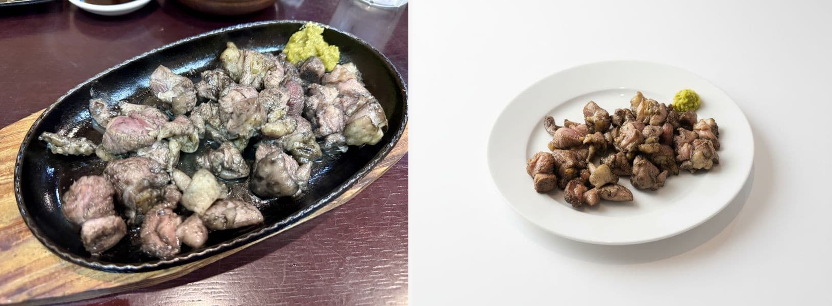 焼き鳥のメニュー写真 ビフォーアフター 各プラットフォーム対応